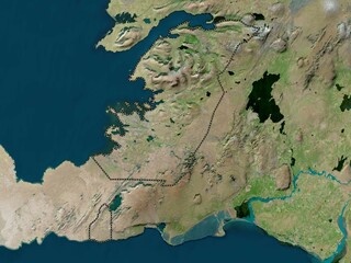 Hofuborgarsvi, Iceland. High-res satellite. No legend