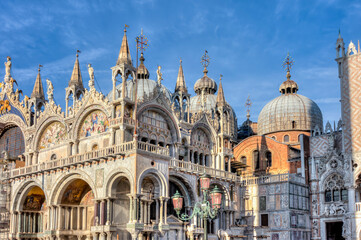 Saint Mark's basilica (Basilica di San Marco) in Venice, Italy