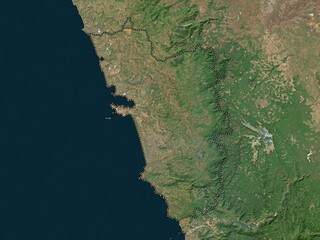 Goa, India. High-res satellite. No legend