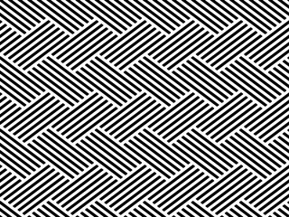 Full seamless chevron texture pattern. Black and white grid lines for textile fabric printing and wallpaper. Horizontal stripes design for fashion and home design