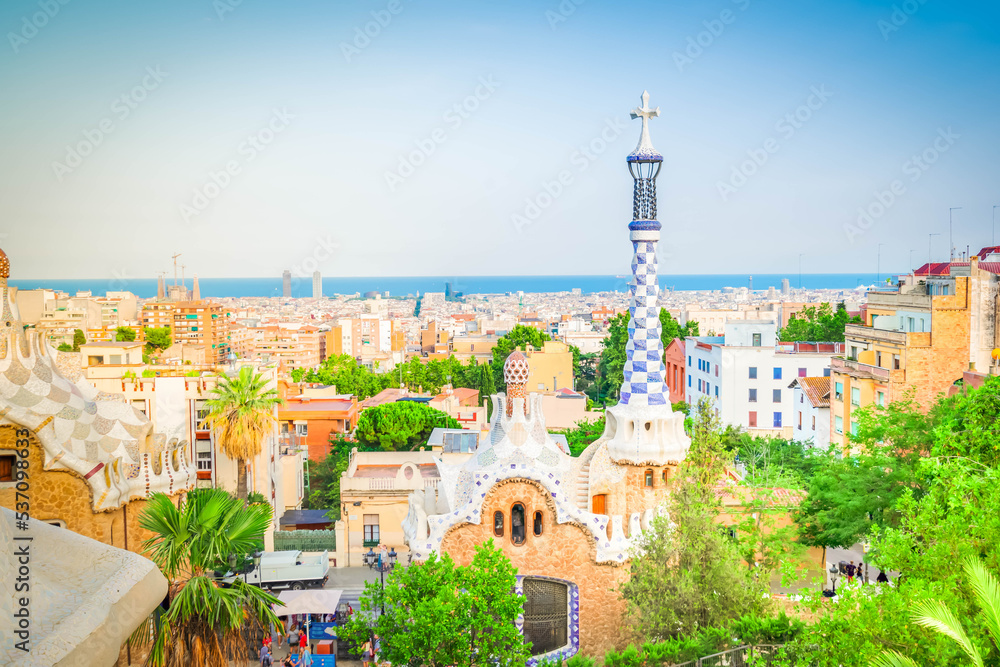 Canvas Prints park Guell, Barcelona