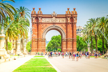 Fototapeta na wymiar Arc de Triomph, Barcelona
