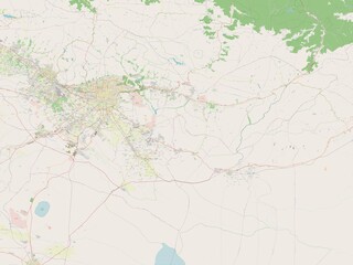 Fototapeta premium Tehran, Iran. OSM. No legend