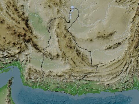 Sistan and Baluchestan, Iran. No legend