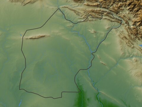 Ninawa, Iraq. Physical. No legend