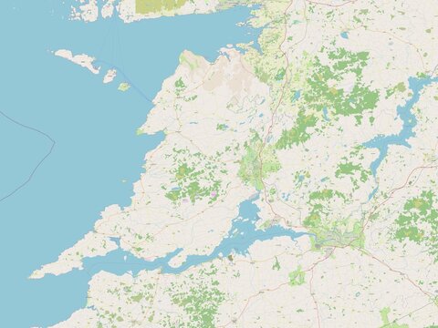 Clare, Ireland. OSM. No legend