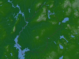 Longford, Ireland. Physical. No legend