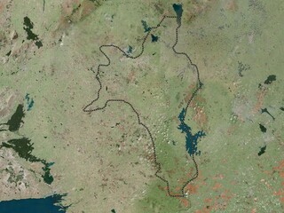Roscommon, Ireland. High-res satellite. No legend