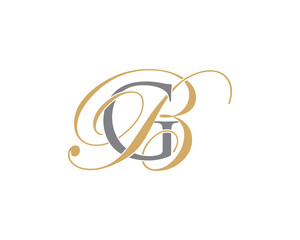 Letter G and B Logo Icon 001