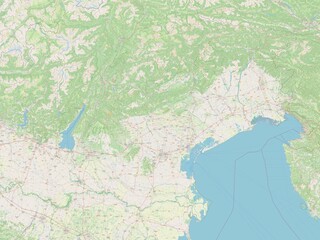 Veneto, Italy. OSM. No legend