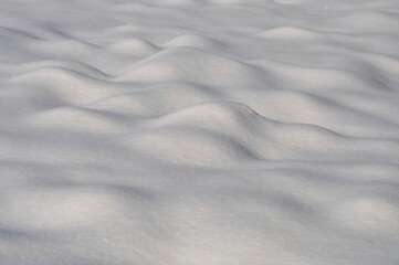 background of fresh snow texture