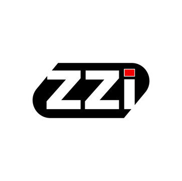 ZZI company name initial letters monogram. ZZI icon.