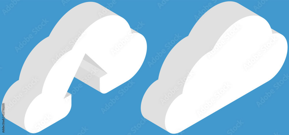 Poster virtual storage, service for saving information and personal data protection concept. virtualized ke