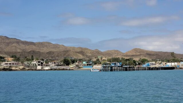 Turtle Bay, Mexico - March, 2022 - Turtle Bay Anchorage in Mexico.