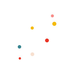 Falling Dust Top Vector White Background.