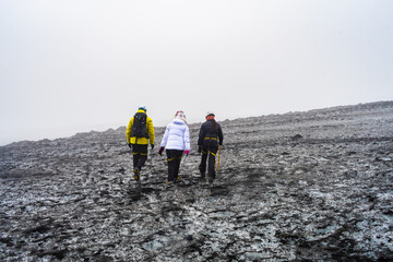 Landscape of the Vatnajökull Glacier (Iceland)