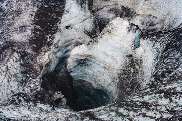 Landscape of the Vatnajökull Glacier (Iceland)