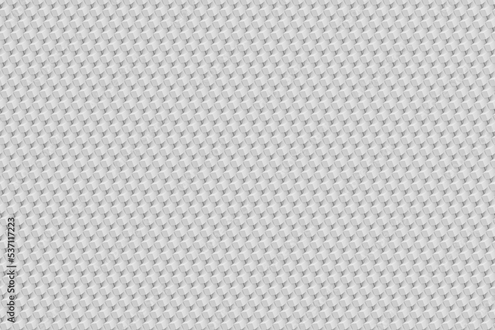 Poster abstract white row of objects background 3d rendering