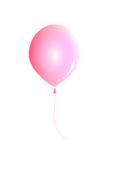 Fototapeta na wymiar Pink balloons for decorating special occasions, new years, birthdays, weddings. 