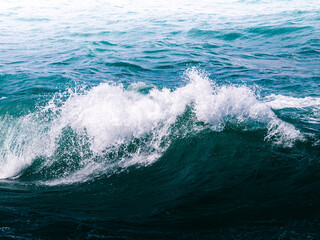 Puerto Rico caribbean deep blues ocean waves views from the beach 