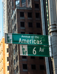 city street sign