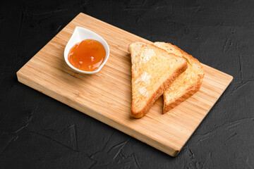 Sandwich, sandwiches with different fillings on a black background