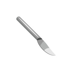 Surgical Scalpel icon, flat style. - Vector