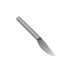 Surgical Scalpel icon, flat style. - Vector