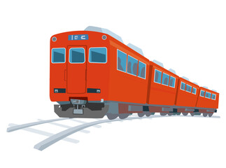 名鉄電車のイラスト © tom