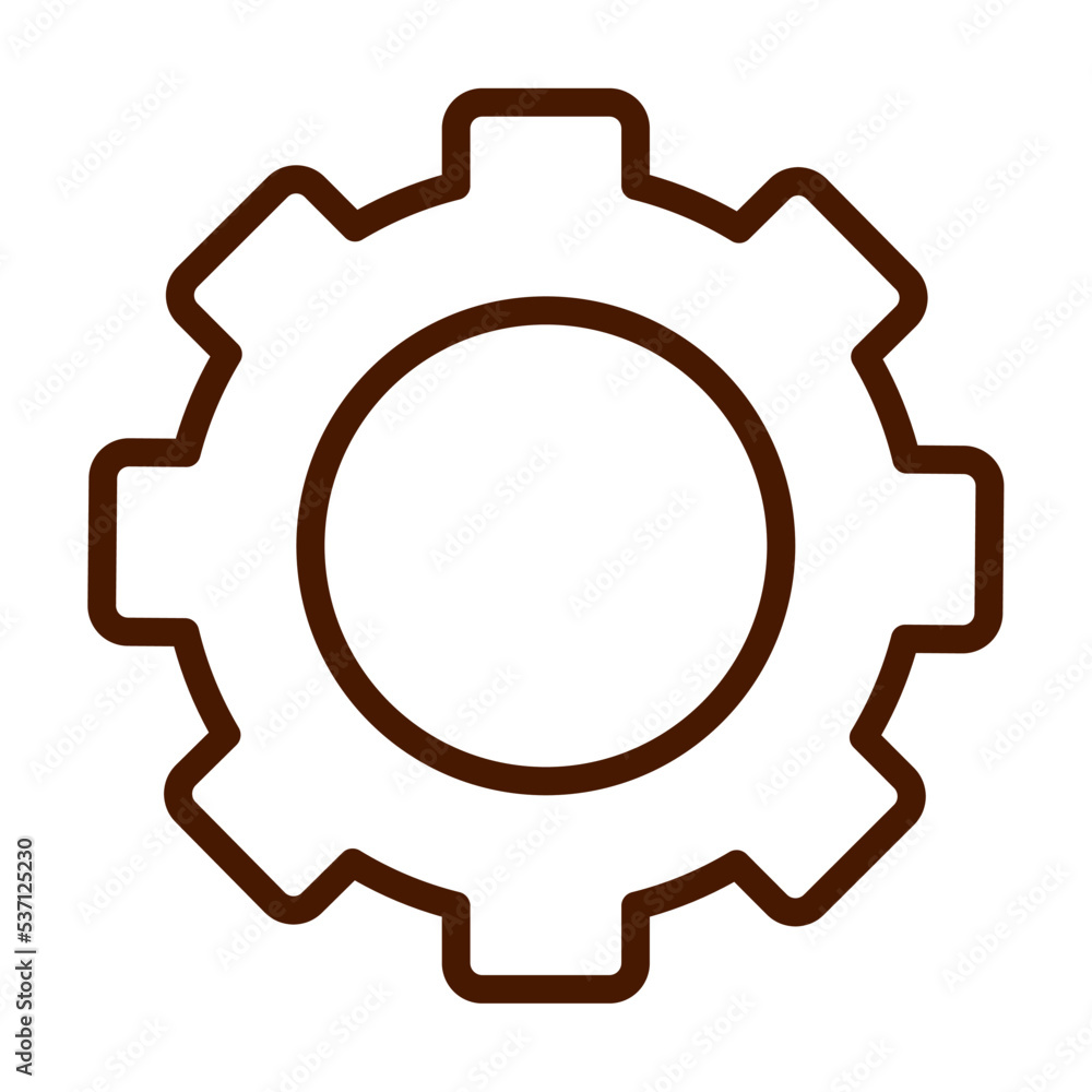 Wall mural gear cog setting