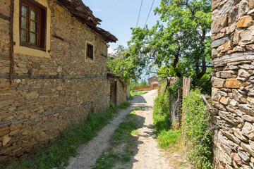 Fototapeta premium Village of Leshten, Blagoevgrad Region, Bulgaria