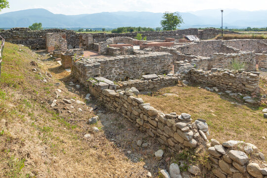 Ruins of ancient Roman city Nicopolis ad Nestum, Bulgaria