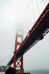 Naklejka premium golden gate bridge