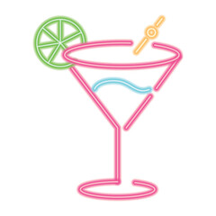 cocktail party drink neon © Gstudio