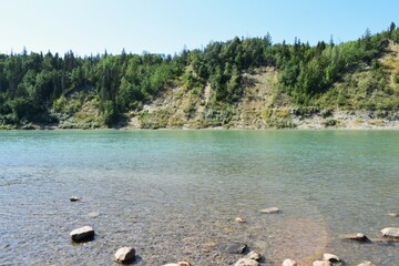 lake in the mountains