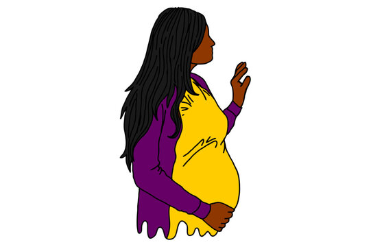 Pregnant Mother Vector