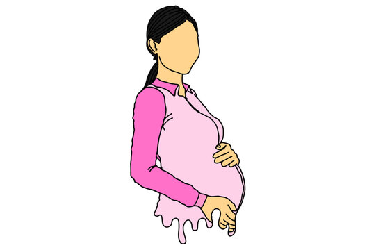 Pregnant Mother Vector