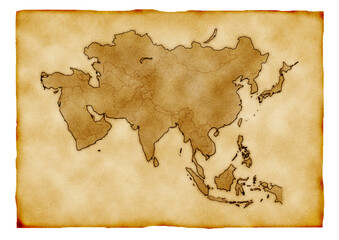 アジア（古地図）