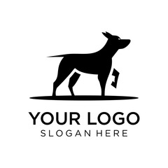 Dog logo Design Vector Template. Dog icon logo vector