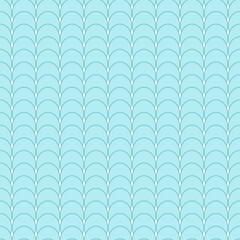 Teal Geometric Pattern Design with Circles