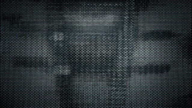 Video Background 2644: Streaming device screen pixels fluctuate with video motion (Loop).