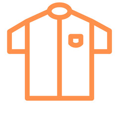 shirt sleeveless tshirt outline icon