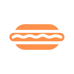 sausage hotdog fastfood fast food burger sandwich icon