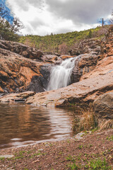 Fototapeta na wymiar Diana falls waterfall landscape 