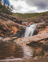 Diana falls waterfall landscape 