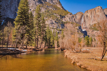 Swinging Bridge area in Yosemite National Park