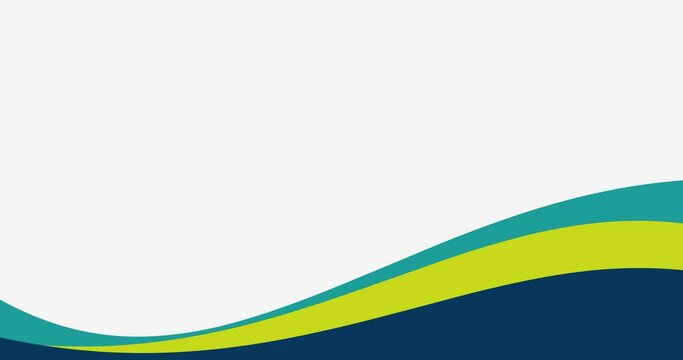 blue and green gradient bottom arch background animation with transparent blank space