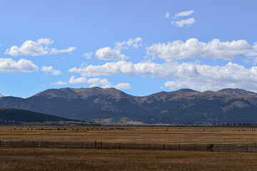 landscape with sky and clouds