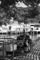 boats and village