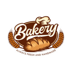 Vintage Retro Bakery Logo Badges And Labels Stock Vector Illustration